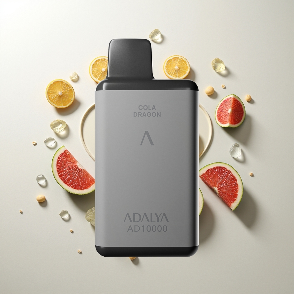 Adalya AD 10000 Puffs Liebe 66 Space Grau USB-C Aluminium
