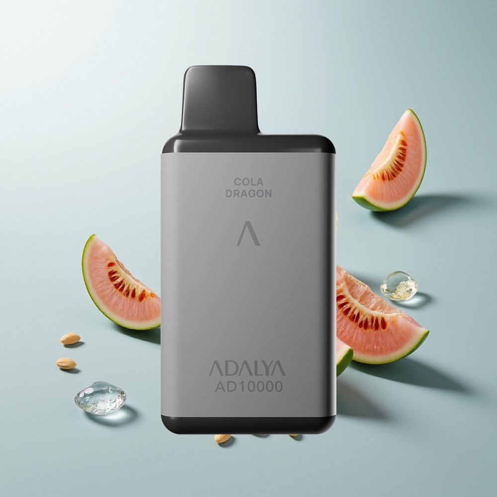 Adalya AD 10000 Züge Blaue Melone USB-C Aluminium Space Grau Sandgestrahlt