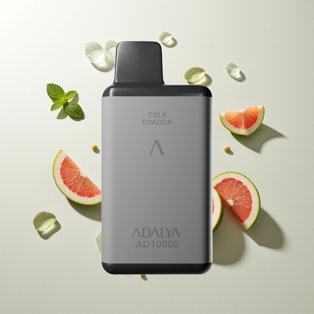Adalya AD 10000 Züge Minze Punkt Weltraumgrau USB-C 14 ml 2%