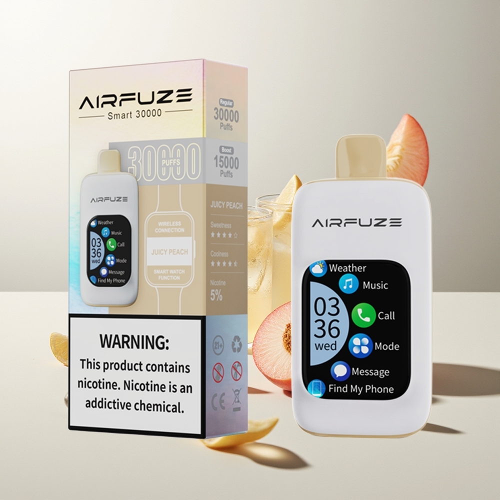 AirFuze Smart 30000 Puffs Saftiger Pfirsich mit 5% Nikotin und 900mAh