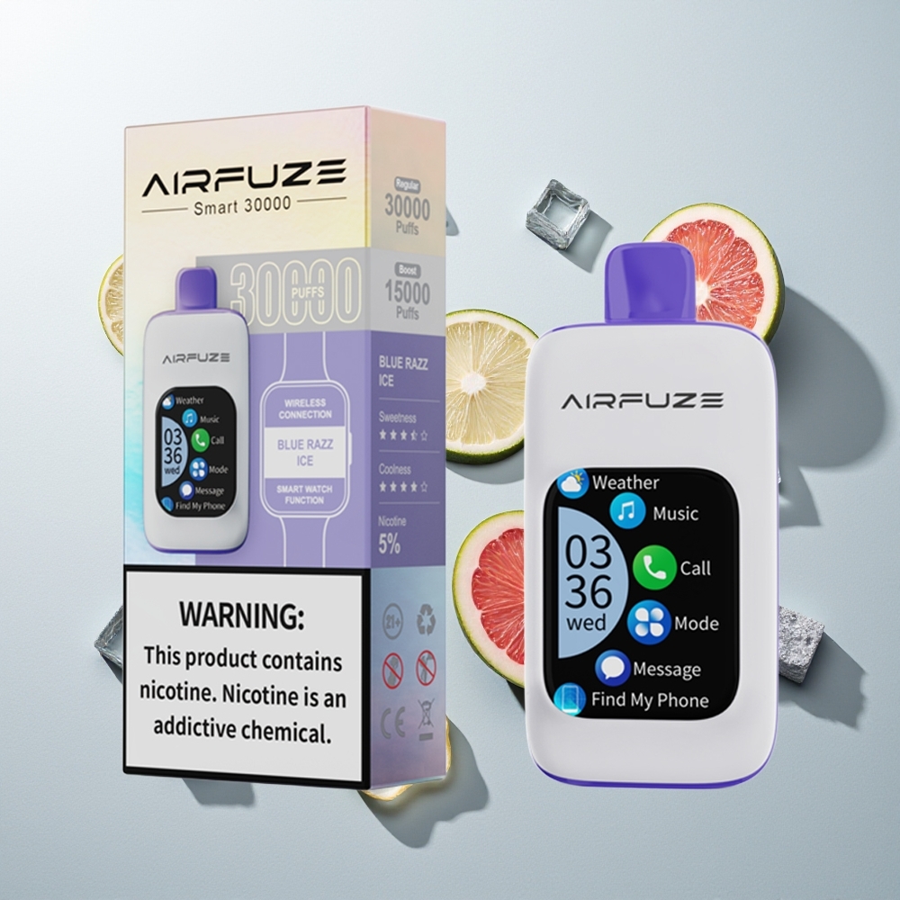 AirFuze Smart 30000 Züge Blaue Himbeere Eis mit 5% Nikotin, 900mAh Akku