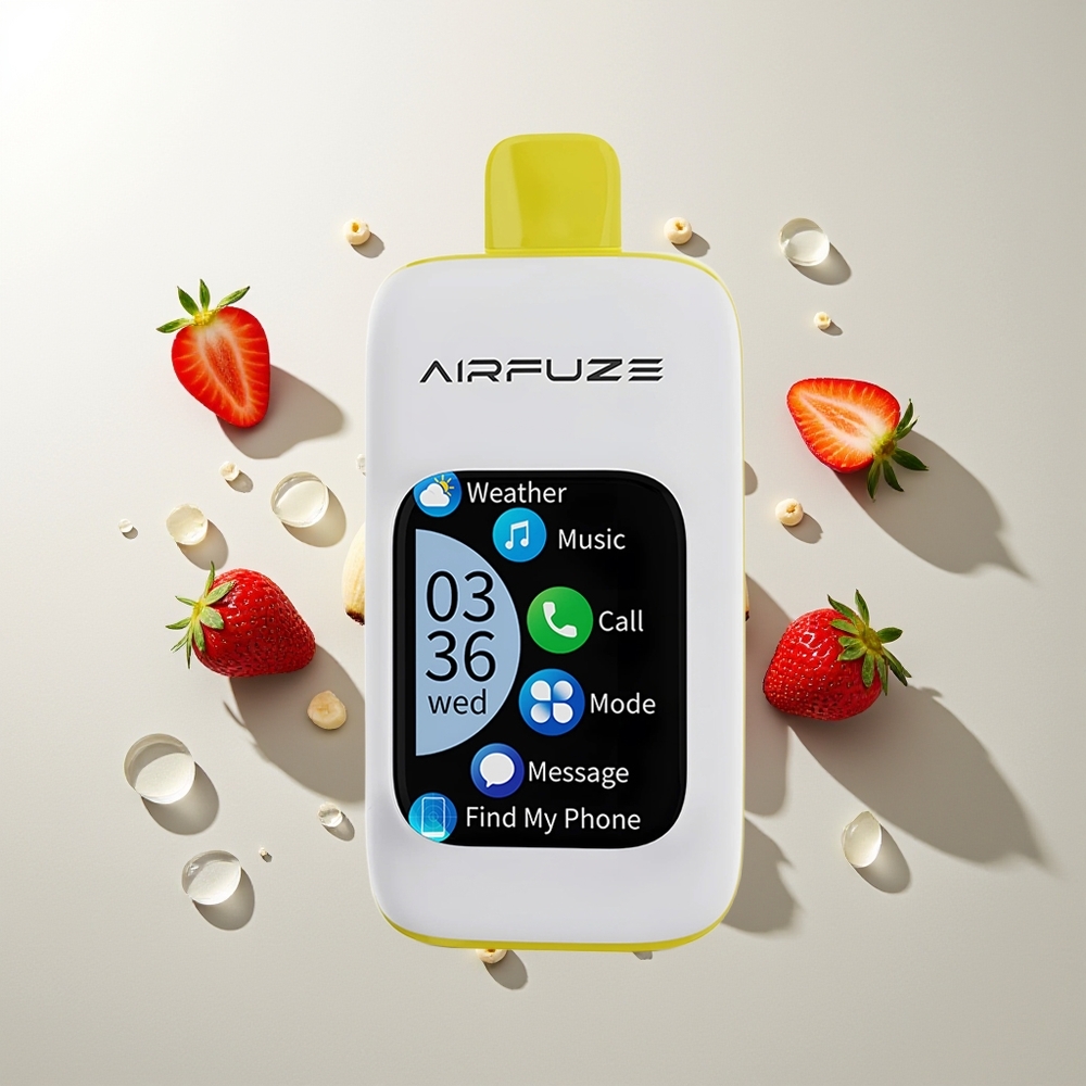 AirFuze Smart Pro 40000 Züge Erdbeer Banane Rechargeable Touchscreen Bluetooth Musik