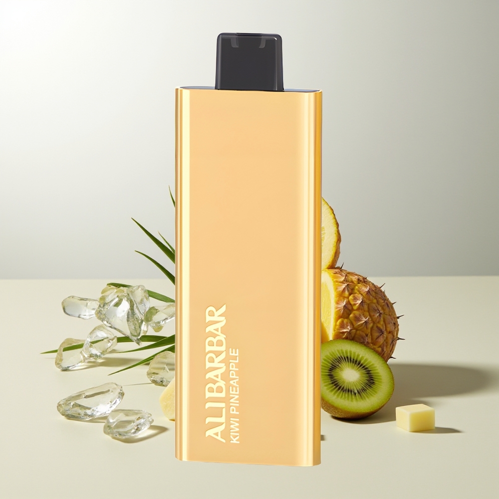 Alibarbar Pandora 7000 Puffs Kiwi-Ananas Einweg-Vape 17 ml 1.0 Ohm