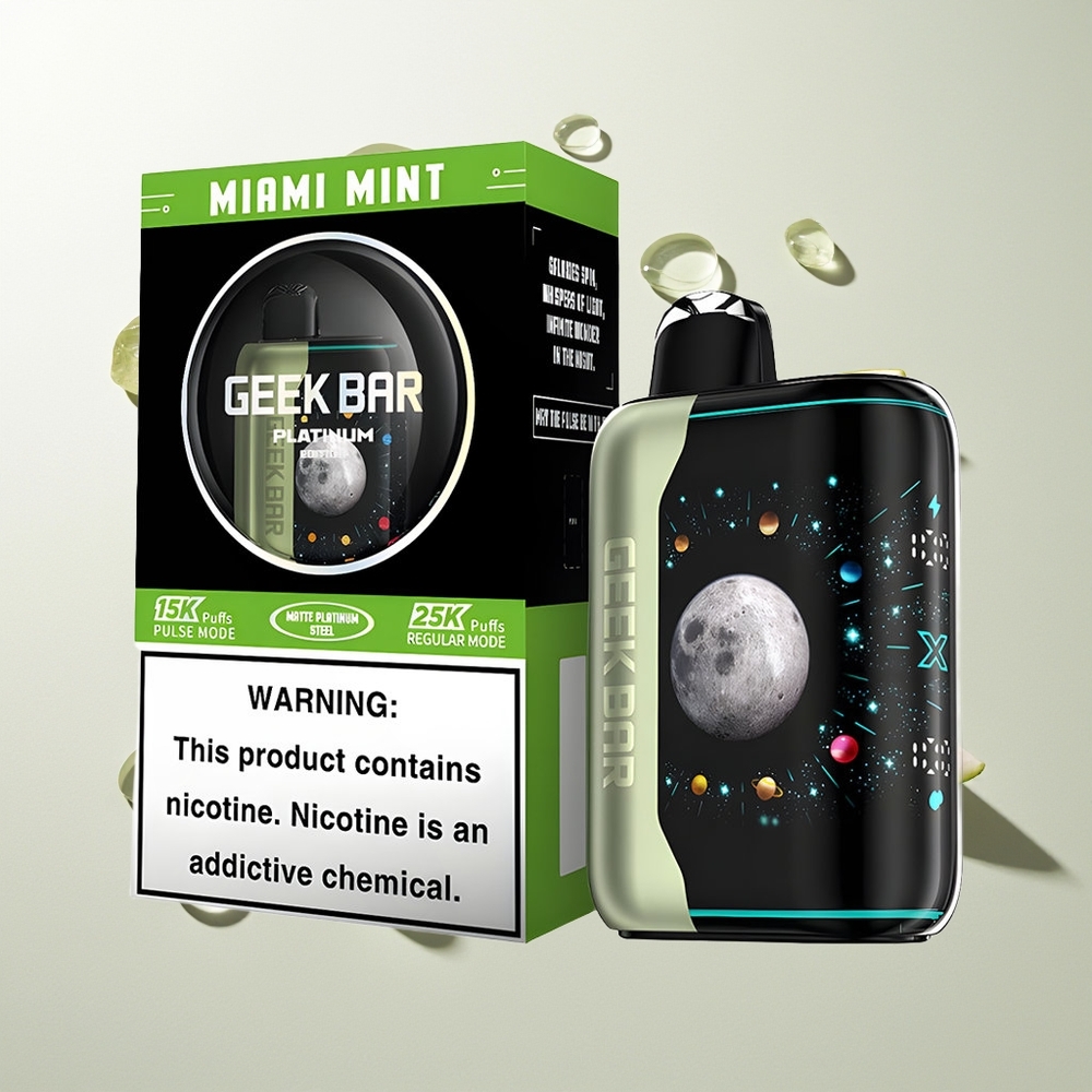GEEK BAR Platinum Edition 25000 Miami Minze Dual Mesh Coil 20mL