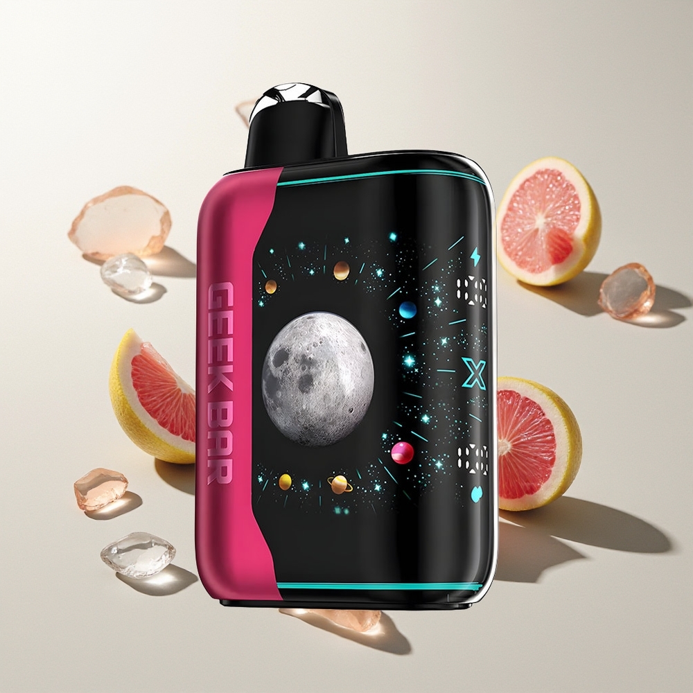 GEEK BAR Platinum Edition 25000 Puffs Sauer Rosa Staub Dual Mesh Coil 20mL 2% Nikotin USB-Type C