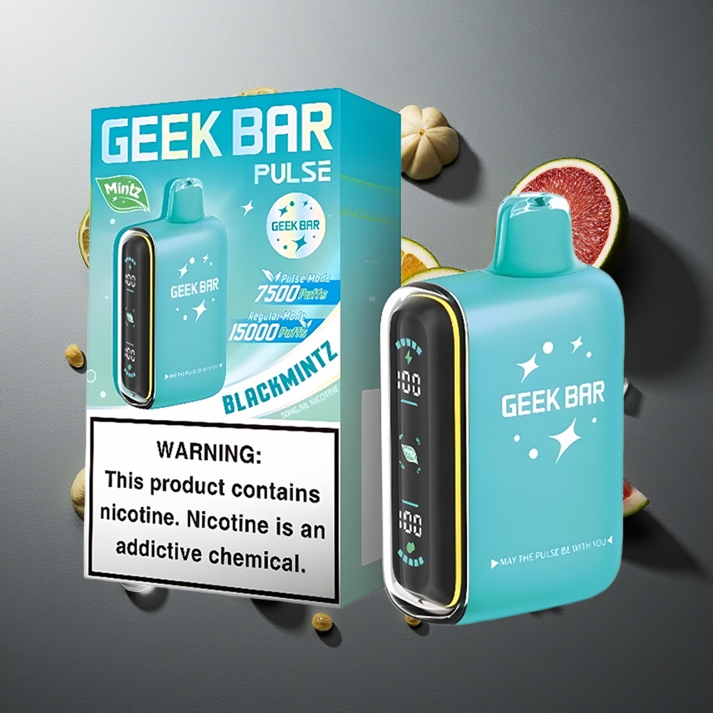 GEEK BAR Pulse 15000 Züge Minze Edition 16ML 5% USB-C 650 mAh Luftstromregelung