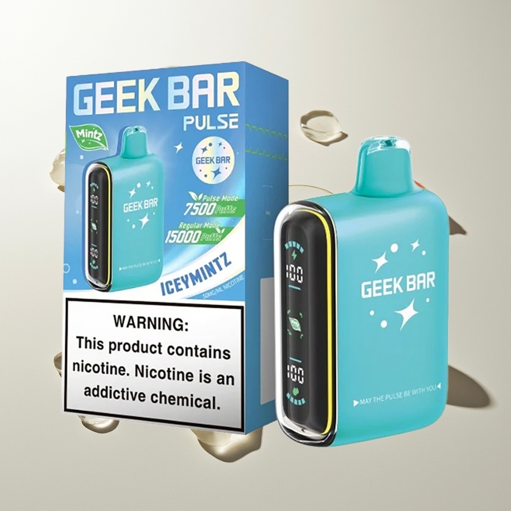 GEEK BAR Pulse 15000 Züge Minze Edition 16ML 5% USB-C 650 mAh Luftstromregelung