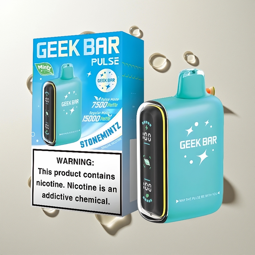 GEEK BAR Pulse 15000 Züge Minze Edition 16ML 5% USB-C 650 mAh Luftstromregelung
