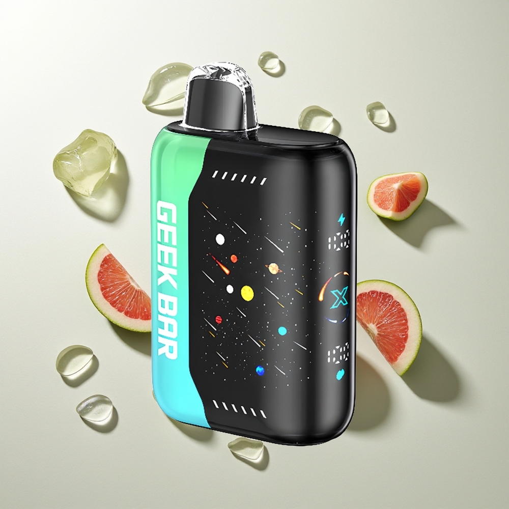 GEEK BAR Pulse X 25000 Züge Meteor Edition Dual Mesh Coil 3D Kurven Display