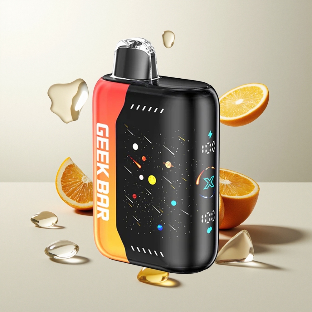 GEEK BAR Pulse X 25000 Züge Meteor Edition Dual Mesh Coil 3D Kurven Display