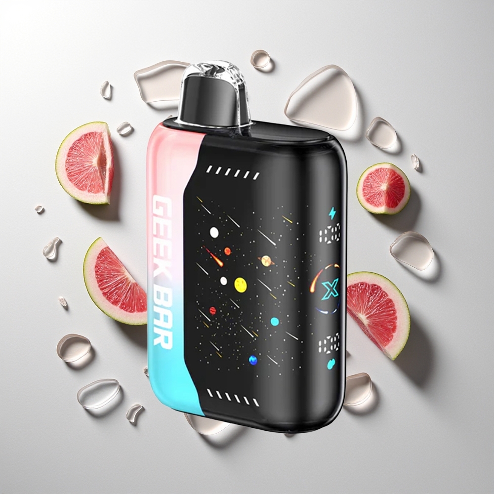 GEEK BAR Pulse X 25000 Züge Meteor Edition Dual Mesh Coil 3D Kurven Display