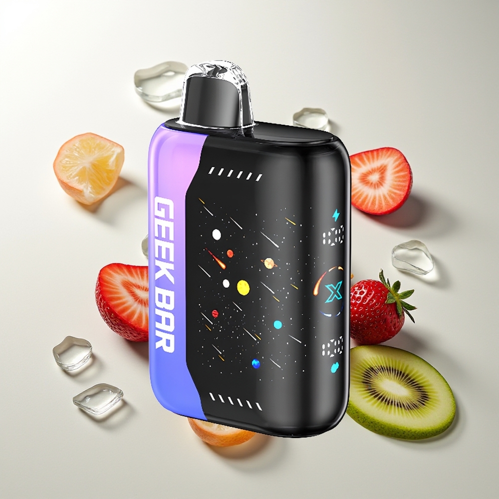 GEEK BAR Pulse X 25000 Züge Meteor Edition Dual Mesh Coil 3D Kurven Display