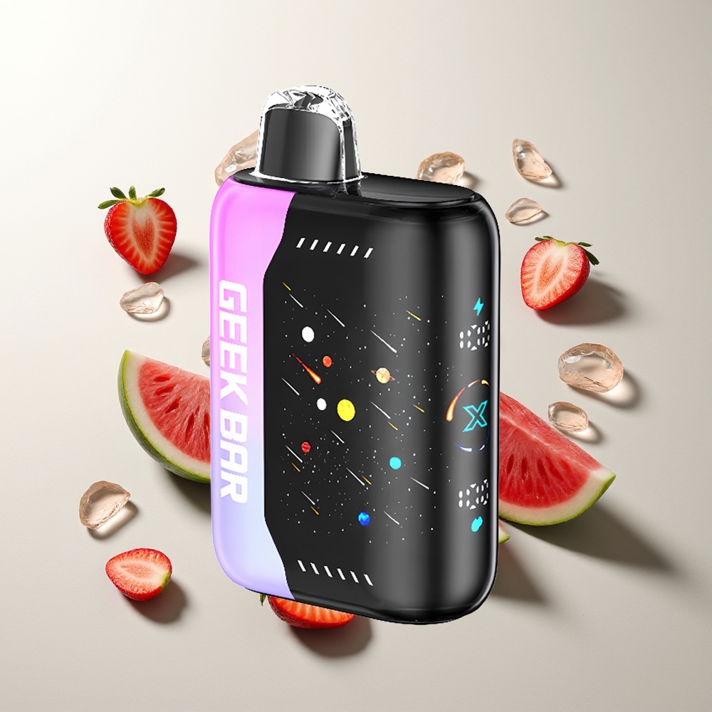 GEEK BAR Pulse X 25000 Züge Meteor Edition Dual Mesh Coil 3D Kurven Display