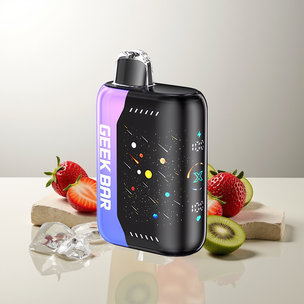GEEK BAR Pulse X 42K Züge Erdbeer-Kiwi-Eis Meteor Edition