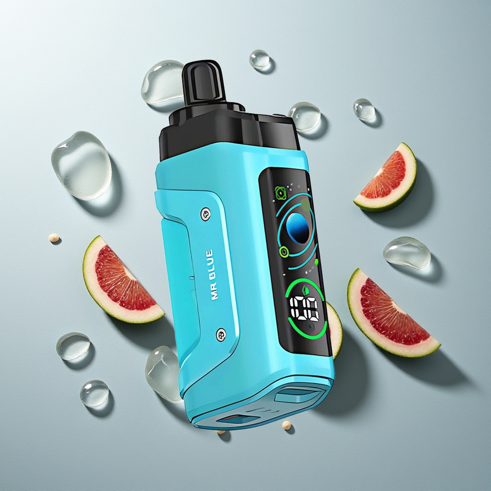 Razz Bar 45000 Züge 1,0 Ohm Mesh Typ-C Wiederaufladbar Herr Blau