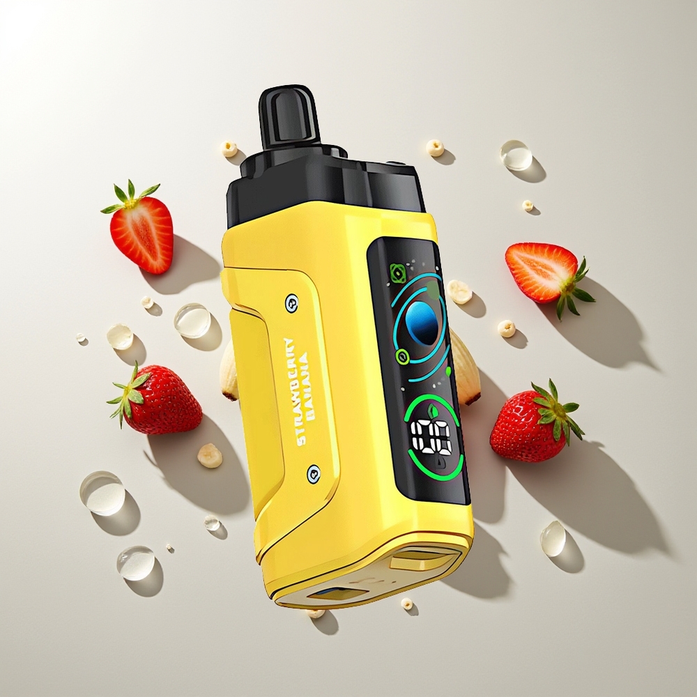 Razz Bar 45000 Züge Erdbeer Banane Mesh Coil Typ-C Ladebar