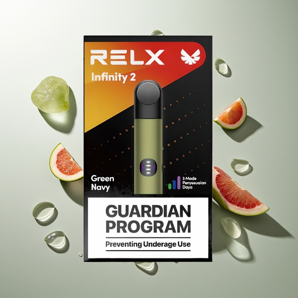 RELX Infinity 2 650-Puff Grünmarine Metallic USB-C 440mAh