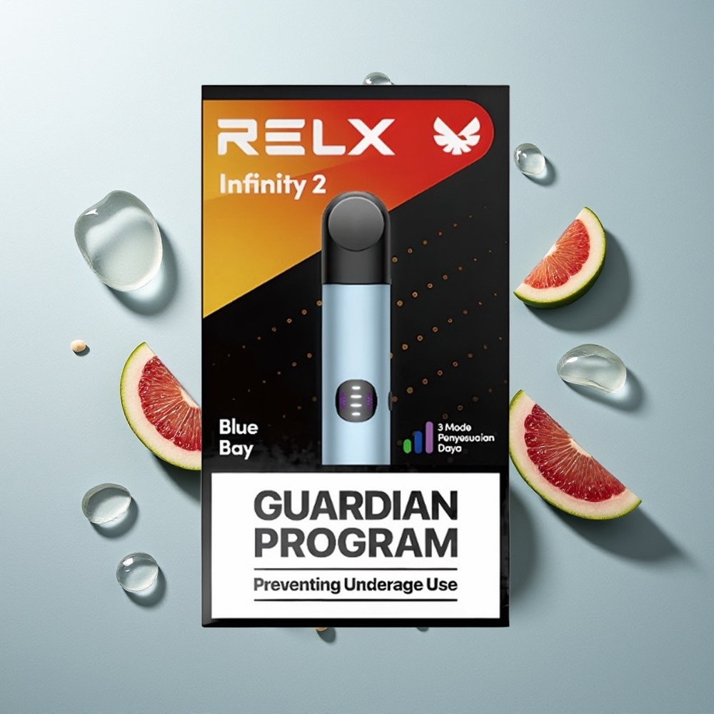 RELX Infinity 2 650-Züge Blaue 1.9ml 440mAh USB-C Metall