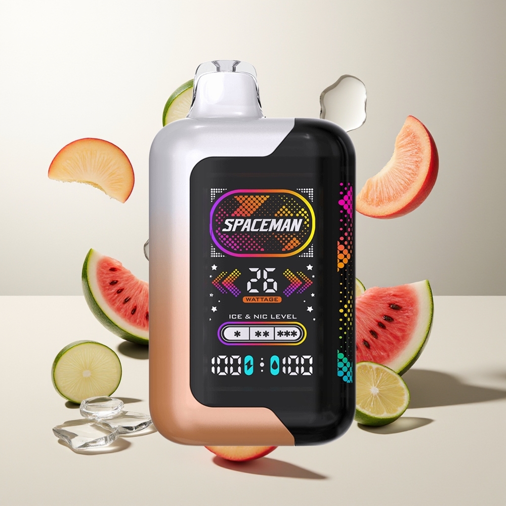 SMOK SPACEMAN SP40000 2-Mund Saftiger Pfirsich Wassermelone 1000mAh 20ml 50mg
