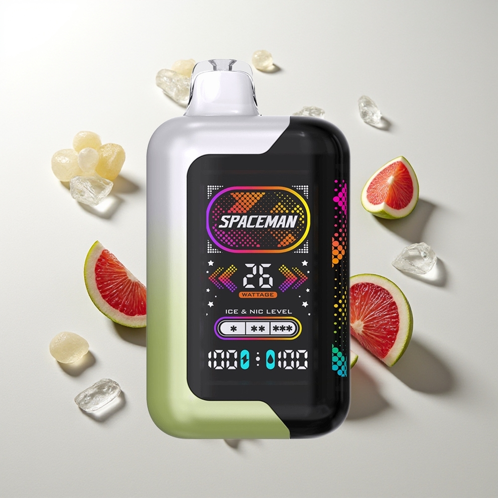 SMOK SPACEMAN SP40000 2x20ml Weiße Traube Eis 1000mAh 50mg