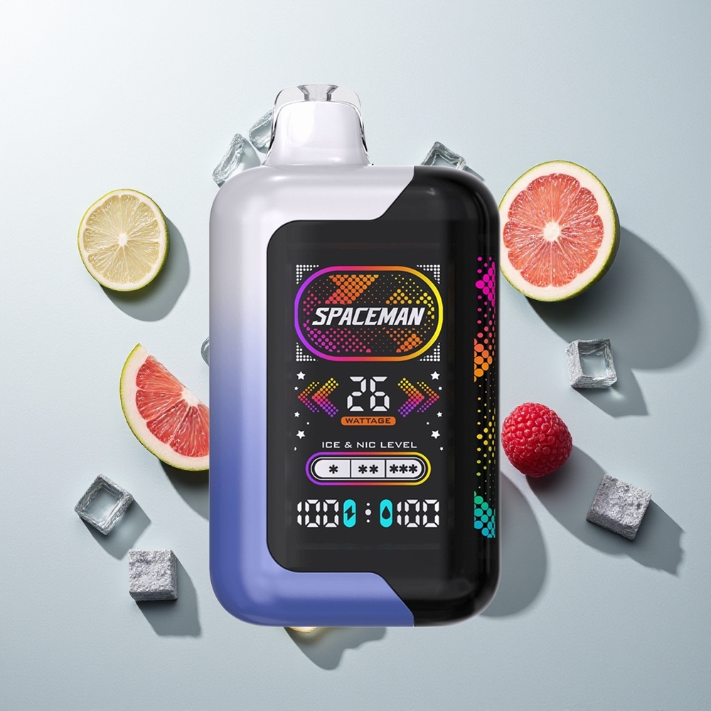 SMOK SPACEMAN SP40000 2x Blauer Himbeer-Eis 1000mAh 20ml 50mg
