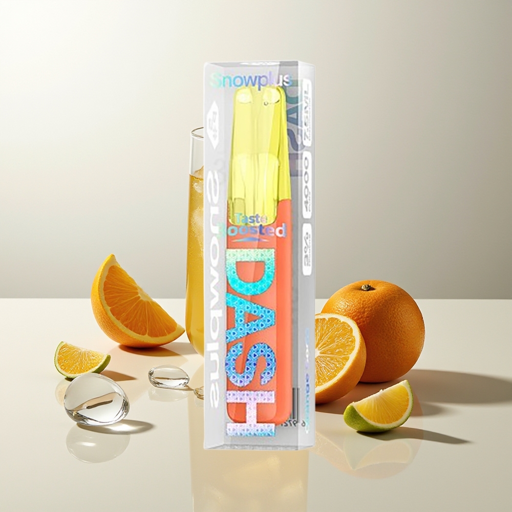 Snowplus Dash 4000 Züge Orangensoda Keramik 7,5 ml 530 mAh 3% 5%