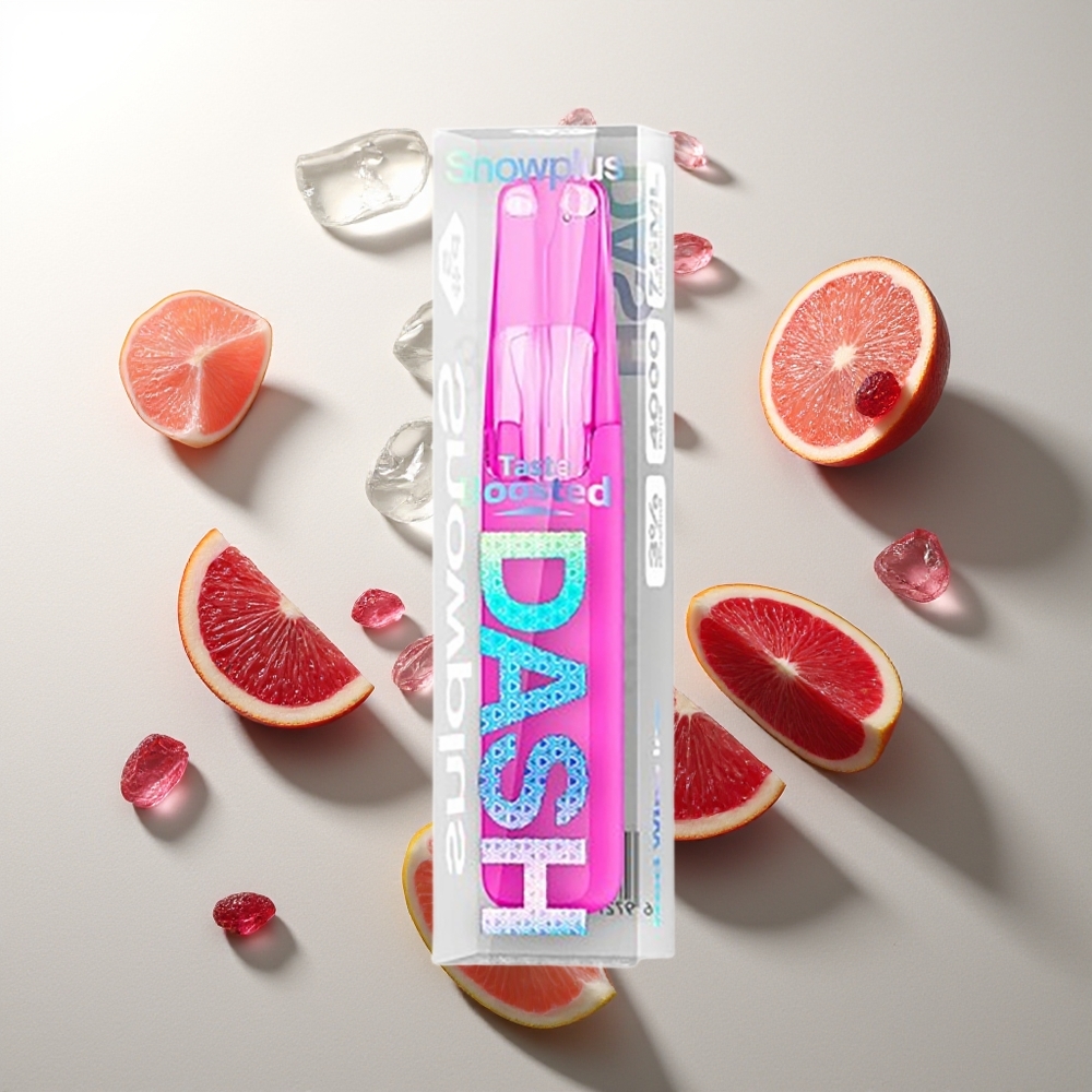 Snowplus Dash 4000 Züge Rotwein Eis Keramik 530mAh 7,5ml