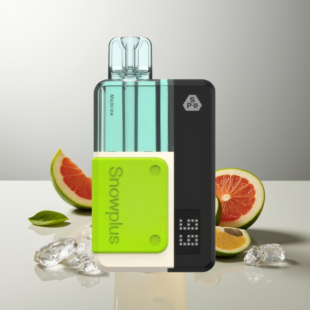 Snowplus Swift 15000 Züge Mojito Eis Dual Mesh Pod Kit mit wiederverwendbarem Akku und austauschbarem 2+10 ml Nachfüllset