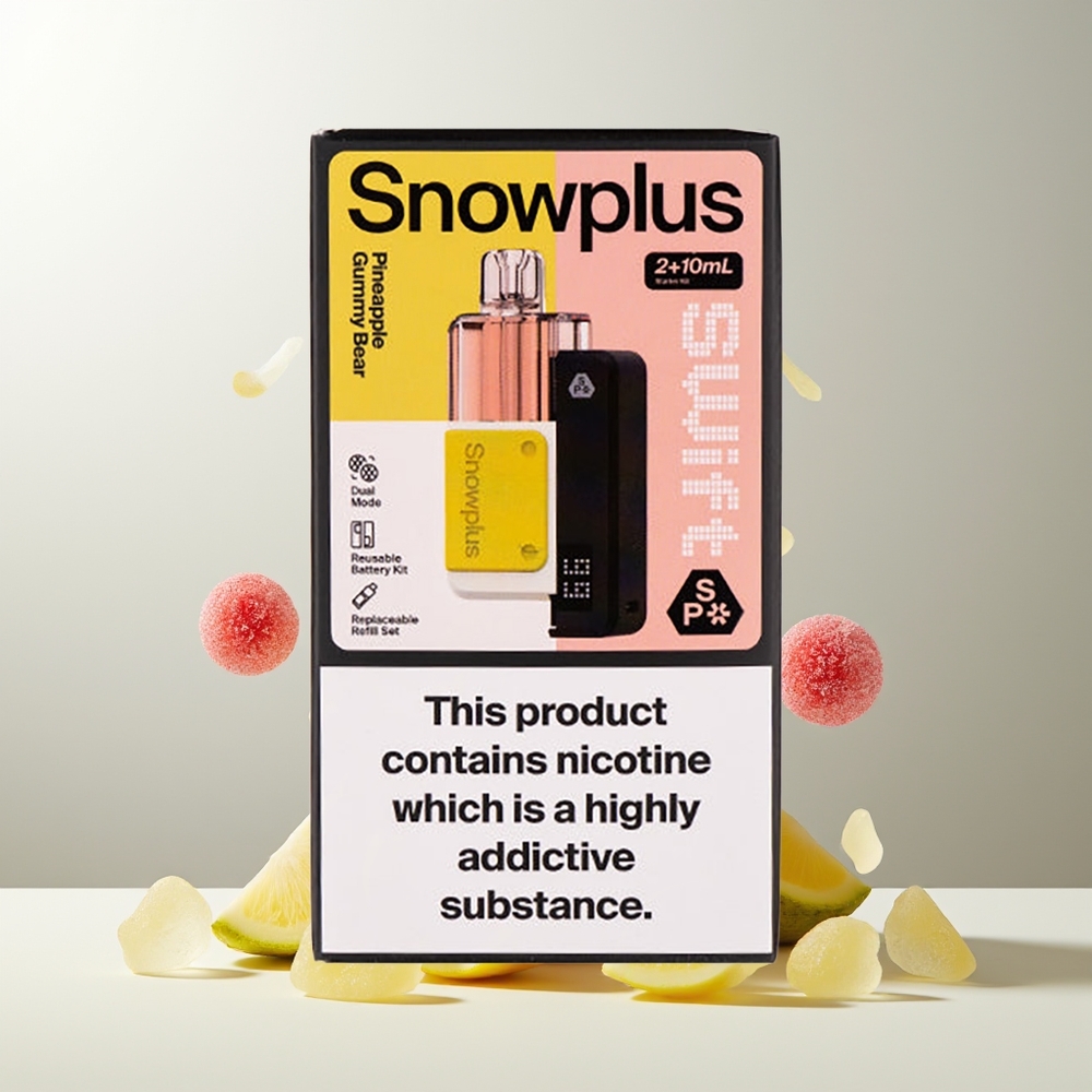 Snowplus Swift 5000 Puffs Doppel-Mesh Ananas Gummibärchen 1000mAh 65g