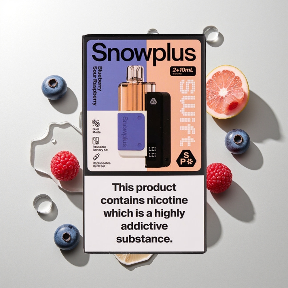 Snowplus Swift 5000 Züge Blaubeere Sauere Himbeere Dual Mesh 1000 mAh 2+10 ml 2%
