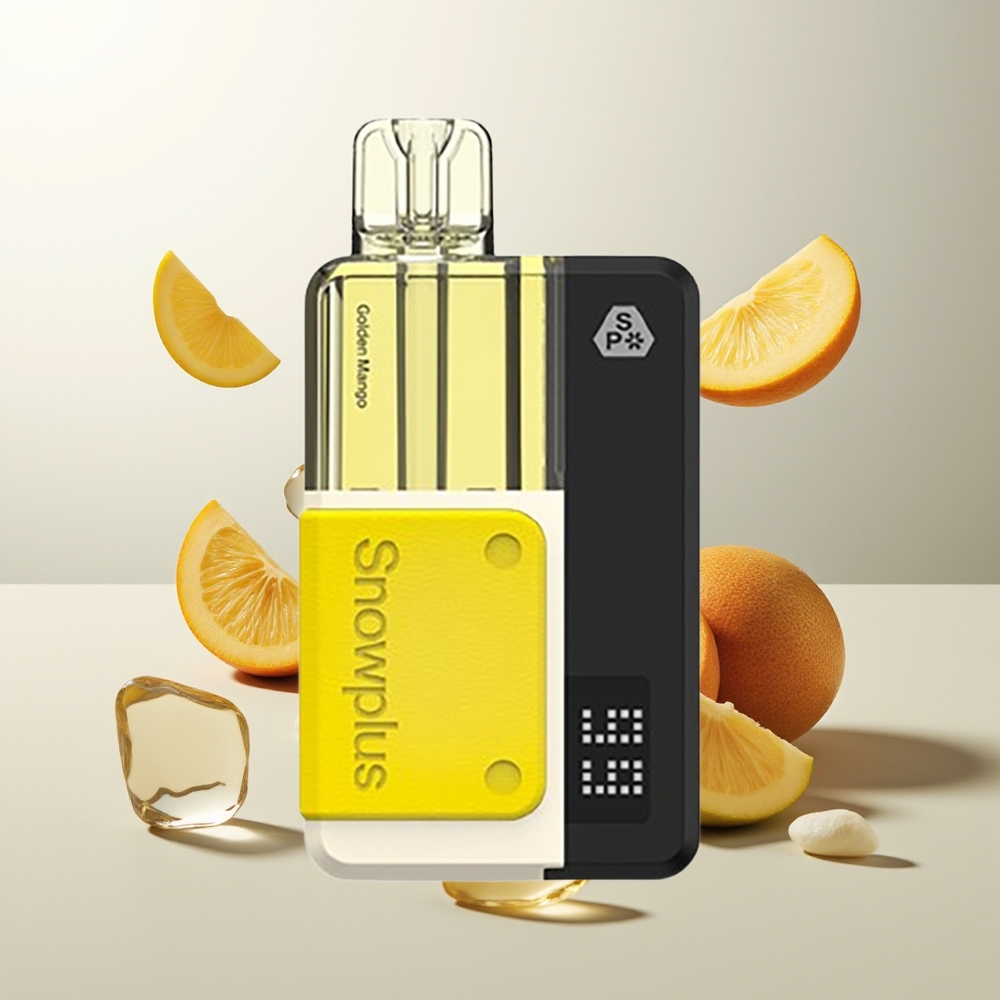 Snowplus Swift 5000 Züge Goldene Mango Dual Mesh 1000 mAh 43x81x25