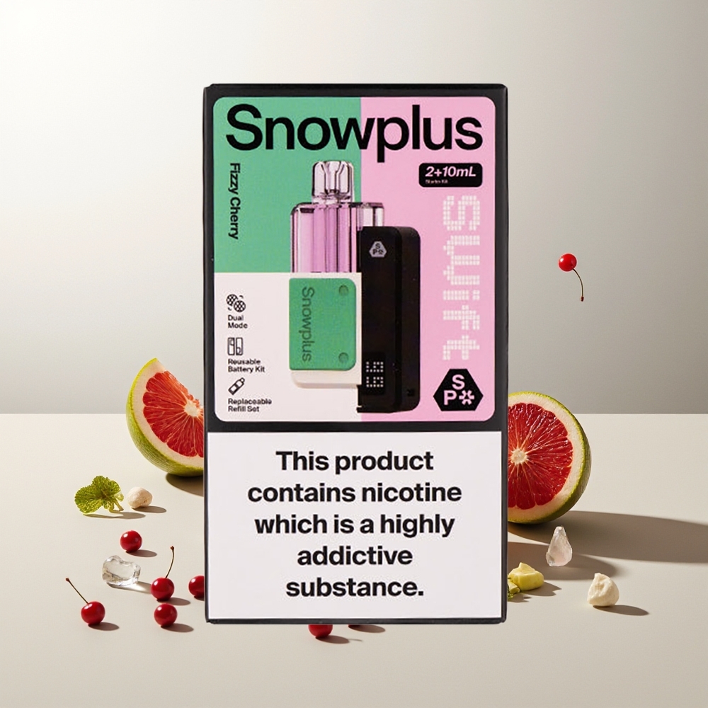Snowplus Swift 5000 Züge Sprudelnde Kirsche Dual Mesh 1000 mAh