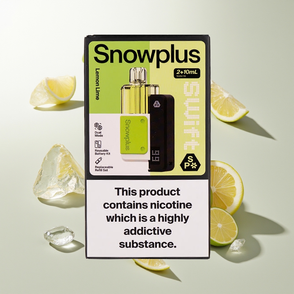 Snowplus Swift 5000 Zitrone Limette Dual Mesh 1000 mAh 2+10 ml 2%