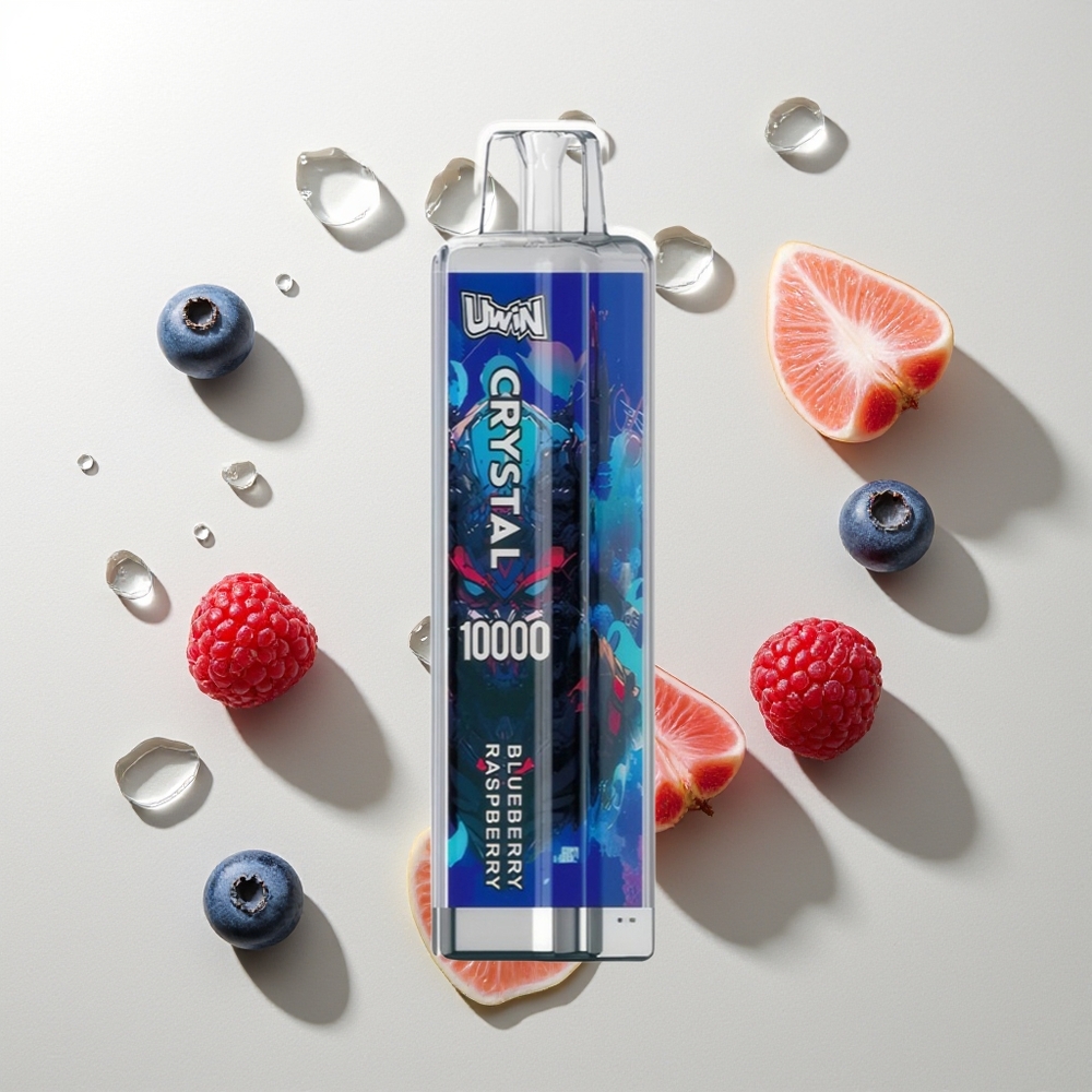 UWIN Crystal 10000 Puffs Blaubeere Himbeere RGB