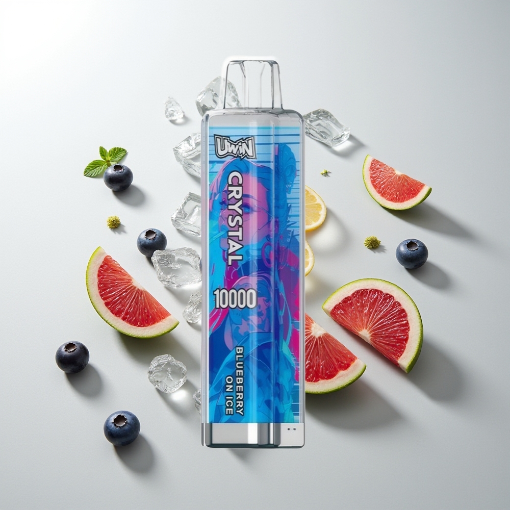 UWIN Crystal 10000 Züge Blaubeer-Eis RGB