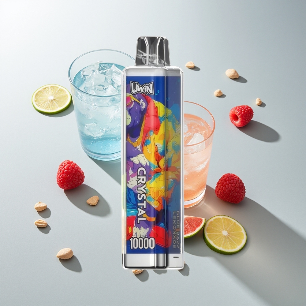 UWIN Crystal 10000 Züge Blaue Himbeere Limonade RGB