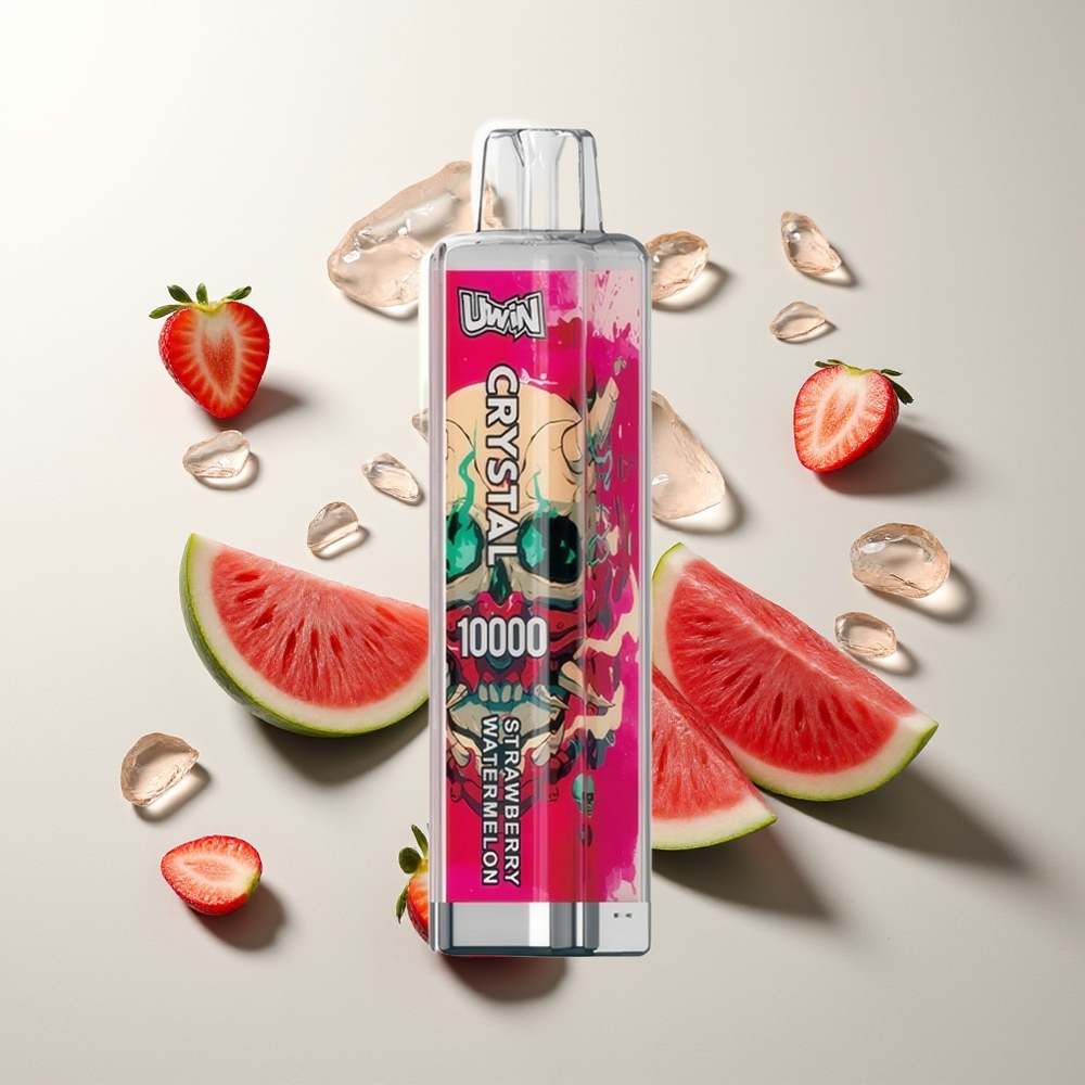 UWIN Crystal 10000 Züge Erdbeer-Wassermelone RGB