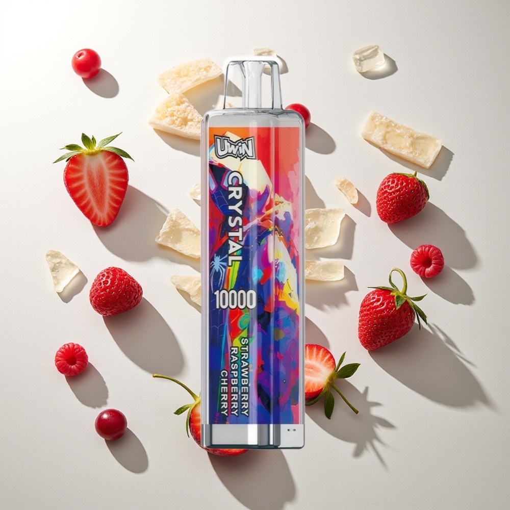 UWIN Crystal 10000 Züge Erdbeere Himbeere Kirsche RGB