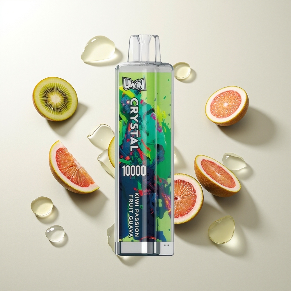 UWIN Crystal 10000 Züge Kiwi Passionsfrucht Guava RGB