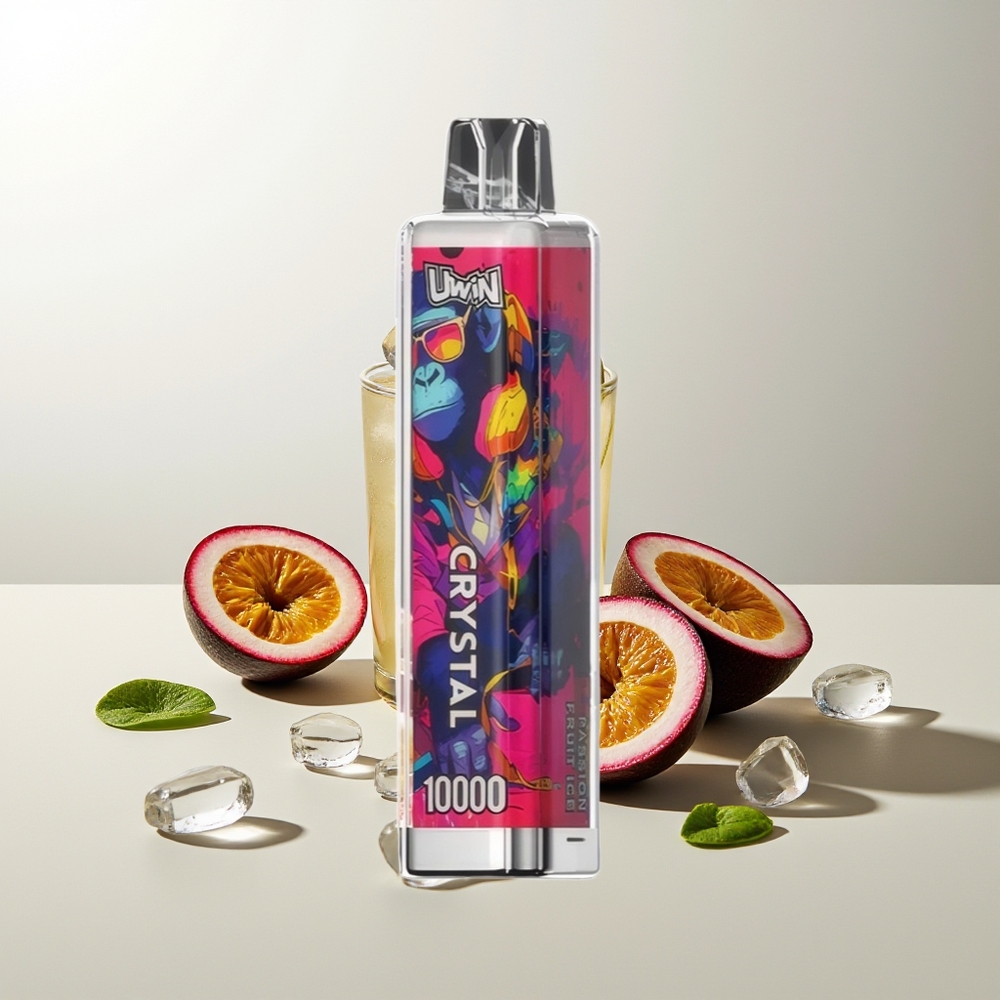UWIN Crystal 10000 Züge Passionsfrucht Eis RGB