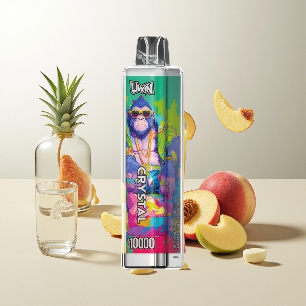 UWIN Crystal 10000 Züge Pfirsich Mango Ananas RGB Licht