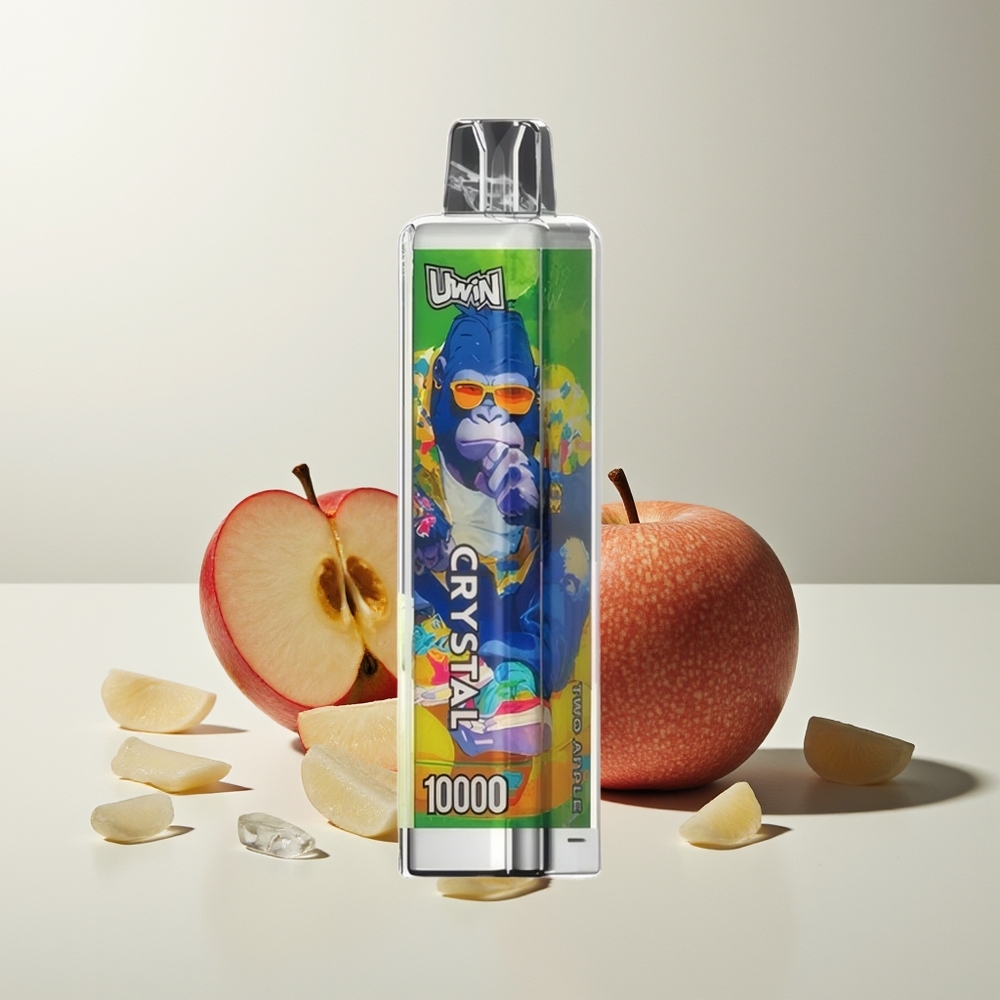 UWIN Crystal 10000 Züge Zwei Apfel RGB