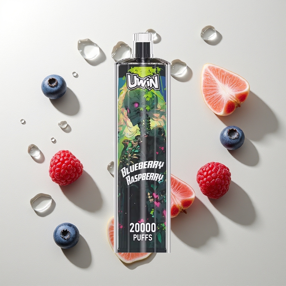 UWIN Shisha Hookah Crystal 20000 Züge Blaubeere Himbeere Typ-C Mesh Coil 22ml 650 mAh DTL