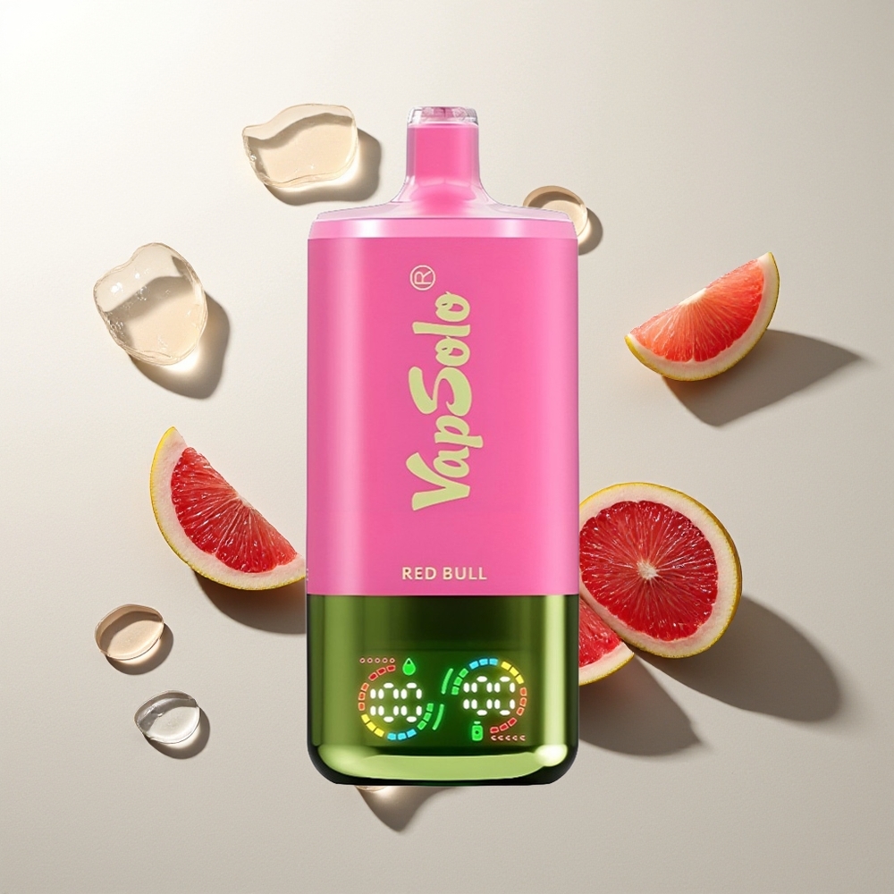 Vapsolo Triple 30000 Puffs 40ml 3-Tank Roter Stier Typ-C