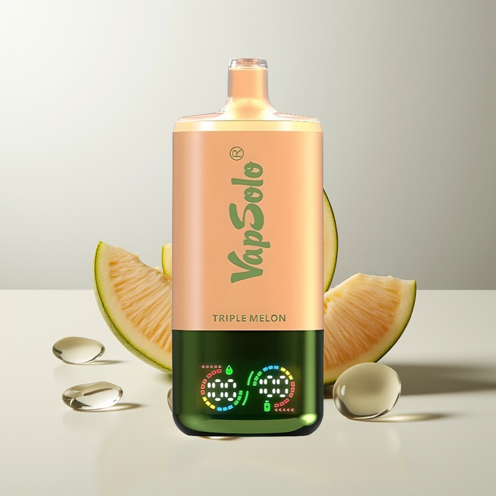 Vapsolo Triple 30000 Züge Dreifach-Melone Typ-C 40ml 3-Tank