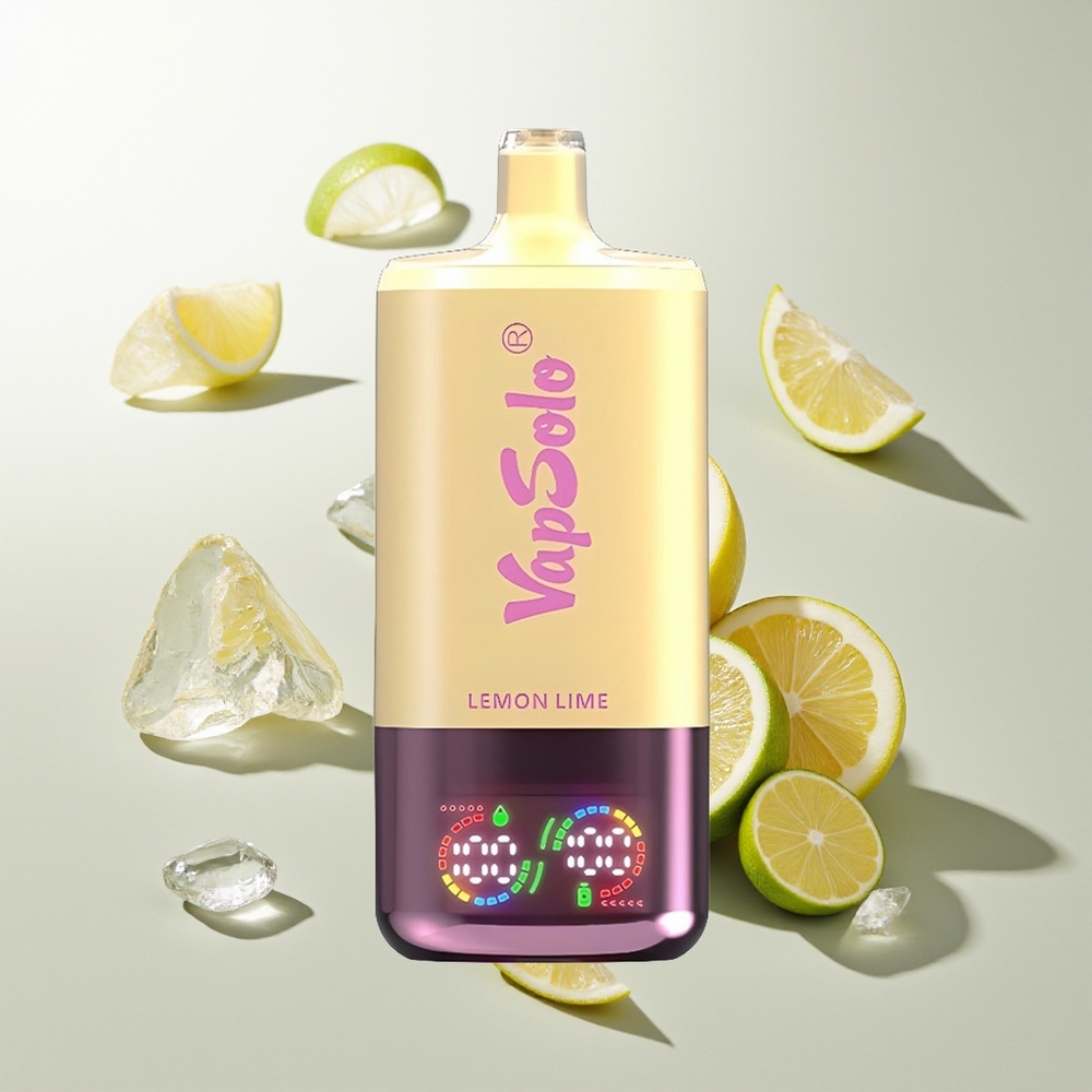 Vapsolo Triple 30000 Züge Zitrone Limette Typ-C 40ml 20/50 mg/ml 3-Tank