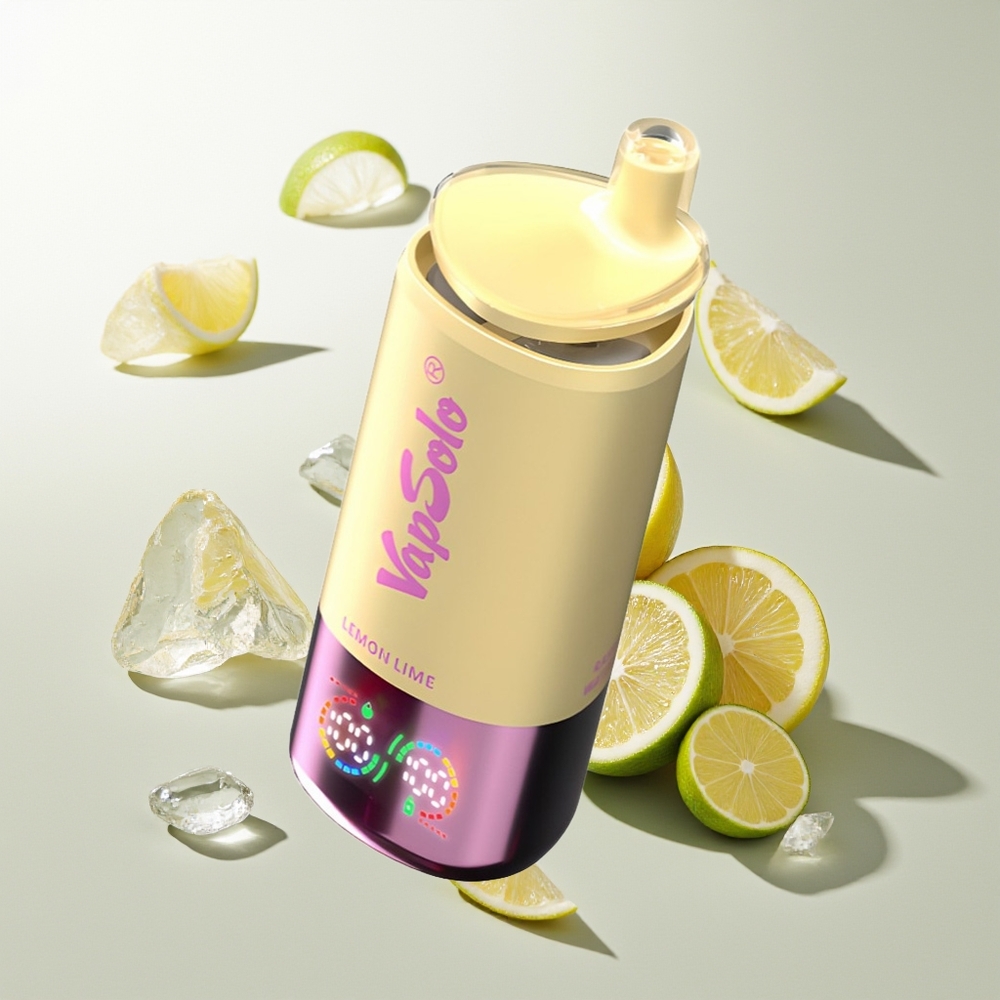 Vapsolo Triple 30000 Züge Zitrone Limette Typ-C 40ml 20/50 mg/ml 3-Tank