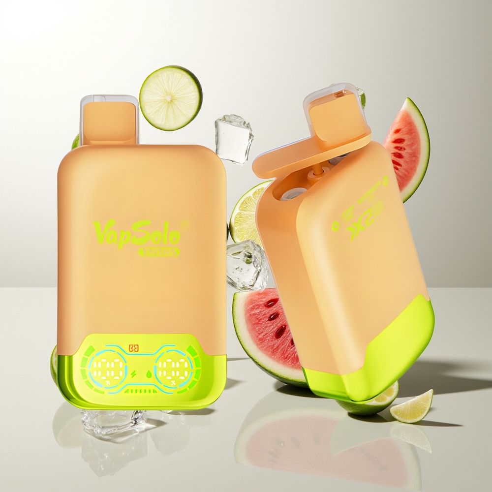 Vapsolo Twins 20000 Züge Zitrone Limette & Wassermelone Eis Doppel-Tank Typ-C