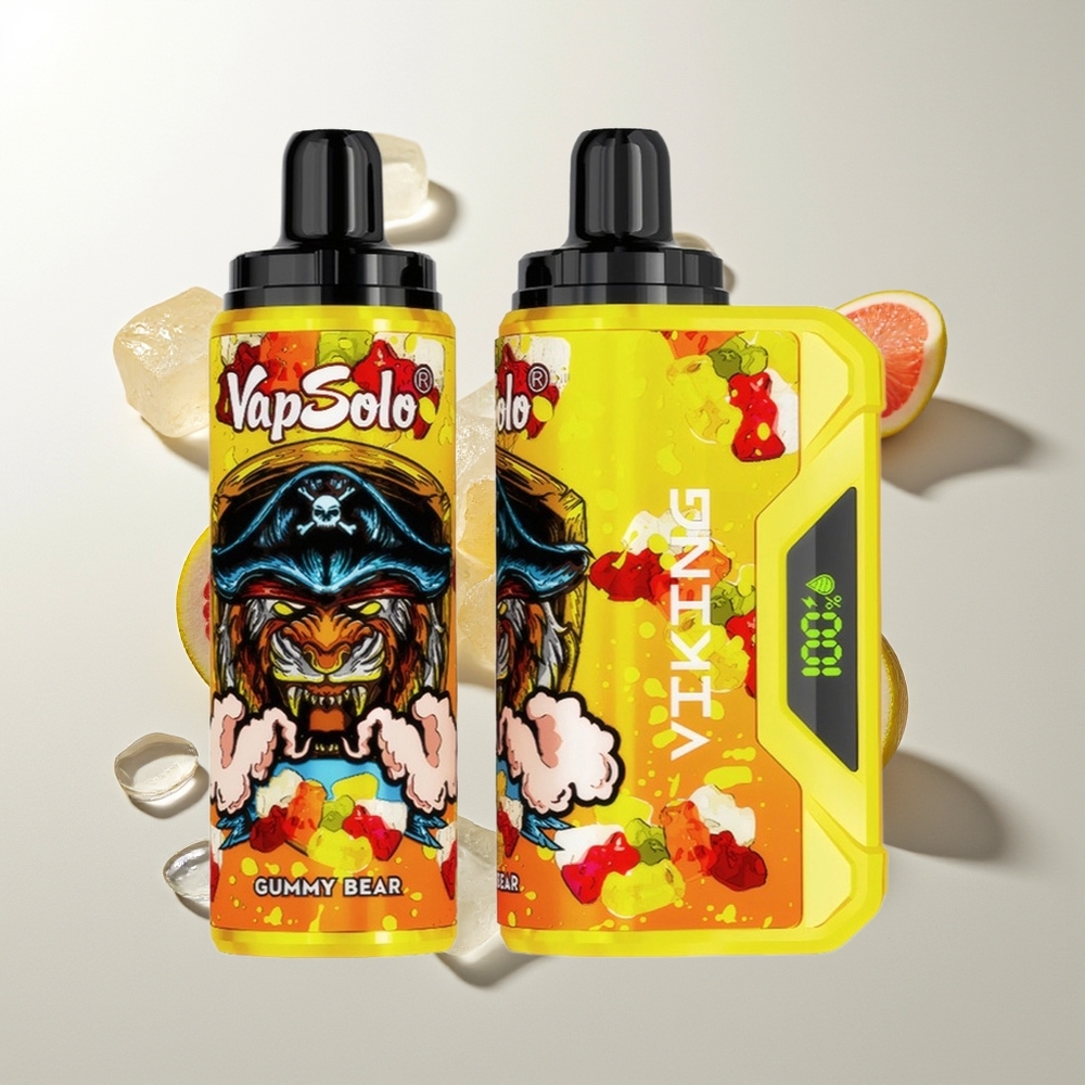 VapSolo VIKING 12000 Puffs Gummibär Typ-C LED 22ml
