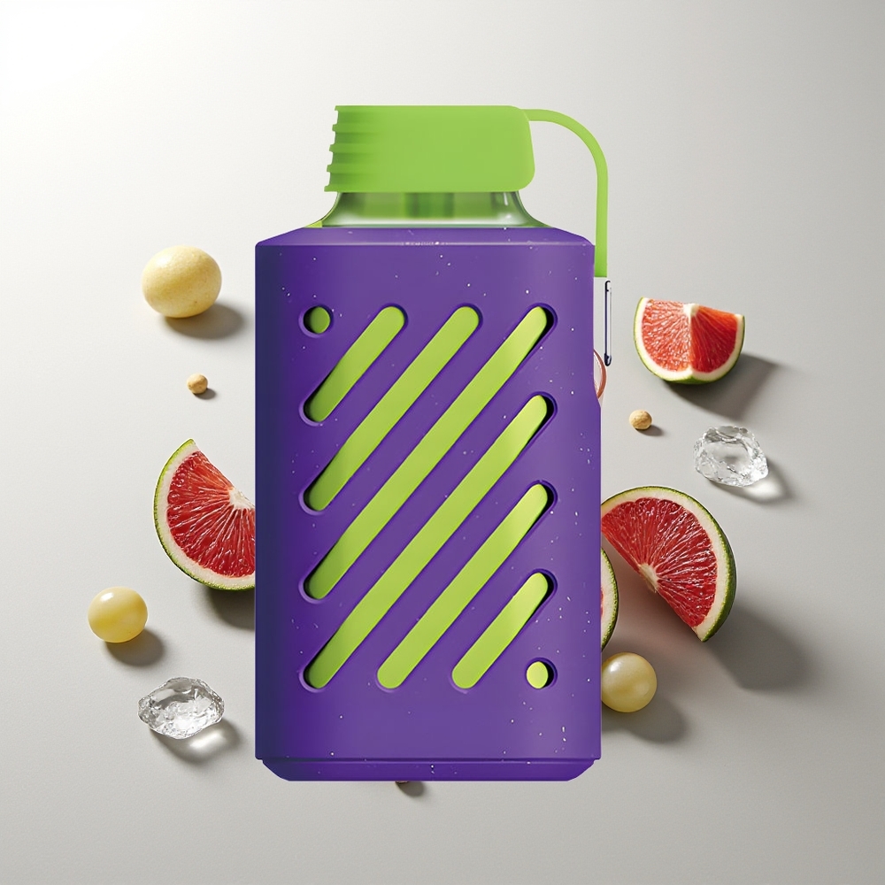 VOZOL GEAR 10000 Wegwerf-Vape Traube Eis 10000 Züge 20 ml E-Liquid VAMT Mesh Coil 500mAh PCR Materialien